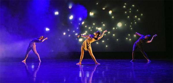 students dancing