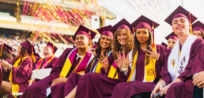 asu students graduating